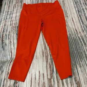 Calia Orange Leggings size XL, side pockets